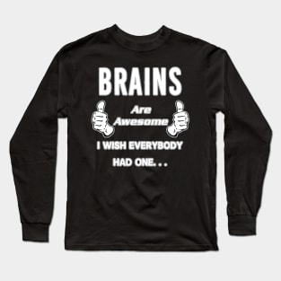 Brains Long Sleeve T-Shirt